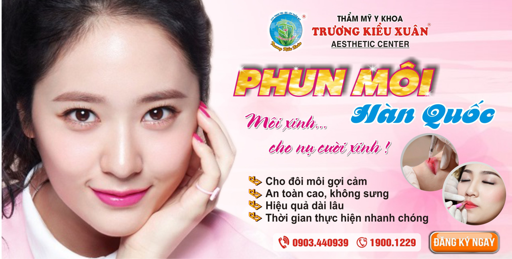 Công nghệ thẩm mỹ môi tại Trương Kiều Xuân