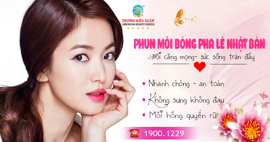 phun môi giá rẻ