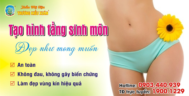 Tạo hình tầng sinh môn tại Thẩm mỹ viện Trương Kiều Xuân