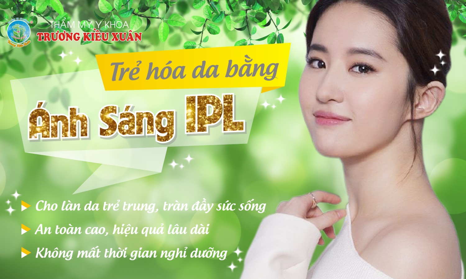 Ánh sáng IPL là cách làm trẻ hóa làn da hiện nay an Ánh sáng IPL là cách làm trẻ hóa làn da hiện nay an